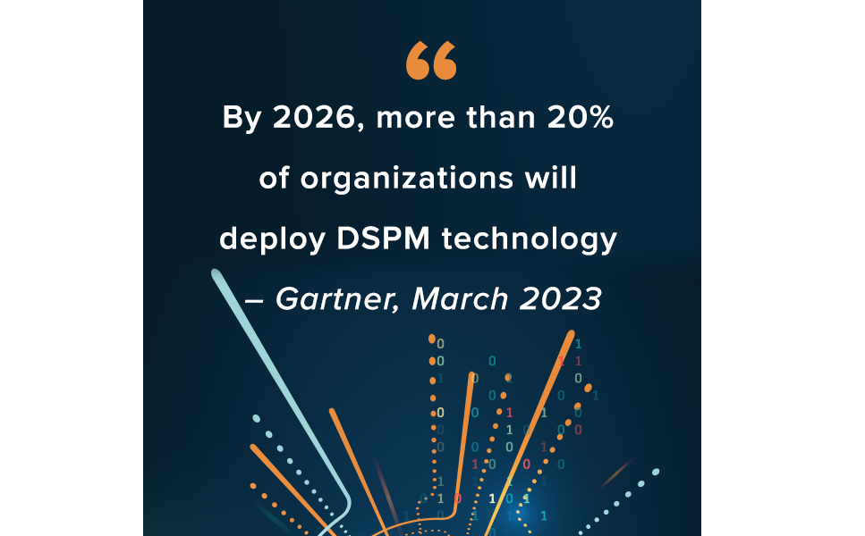 By 2026, more than 20% of organizations will deply DSPM technology – Gartner, March 2023